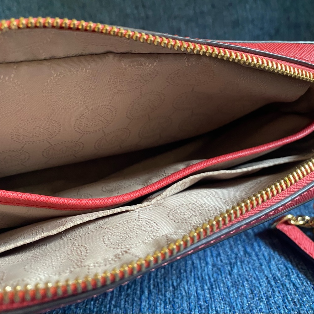 Michael Kors 🪸 Vibrant Coral 🪸 Crossbody Bag 💖 - Picture 7 of 10